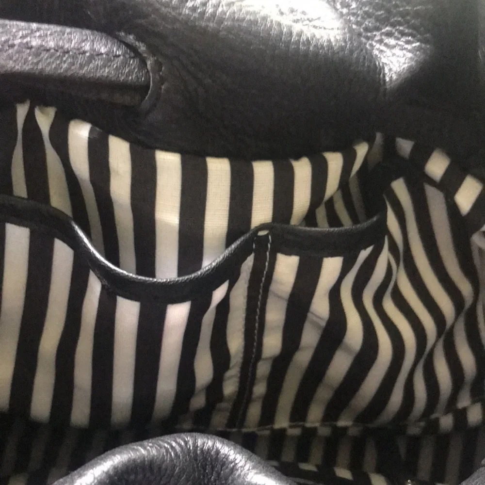 kate spade Westbury opus pebbled black leather satchel